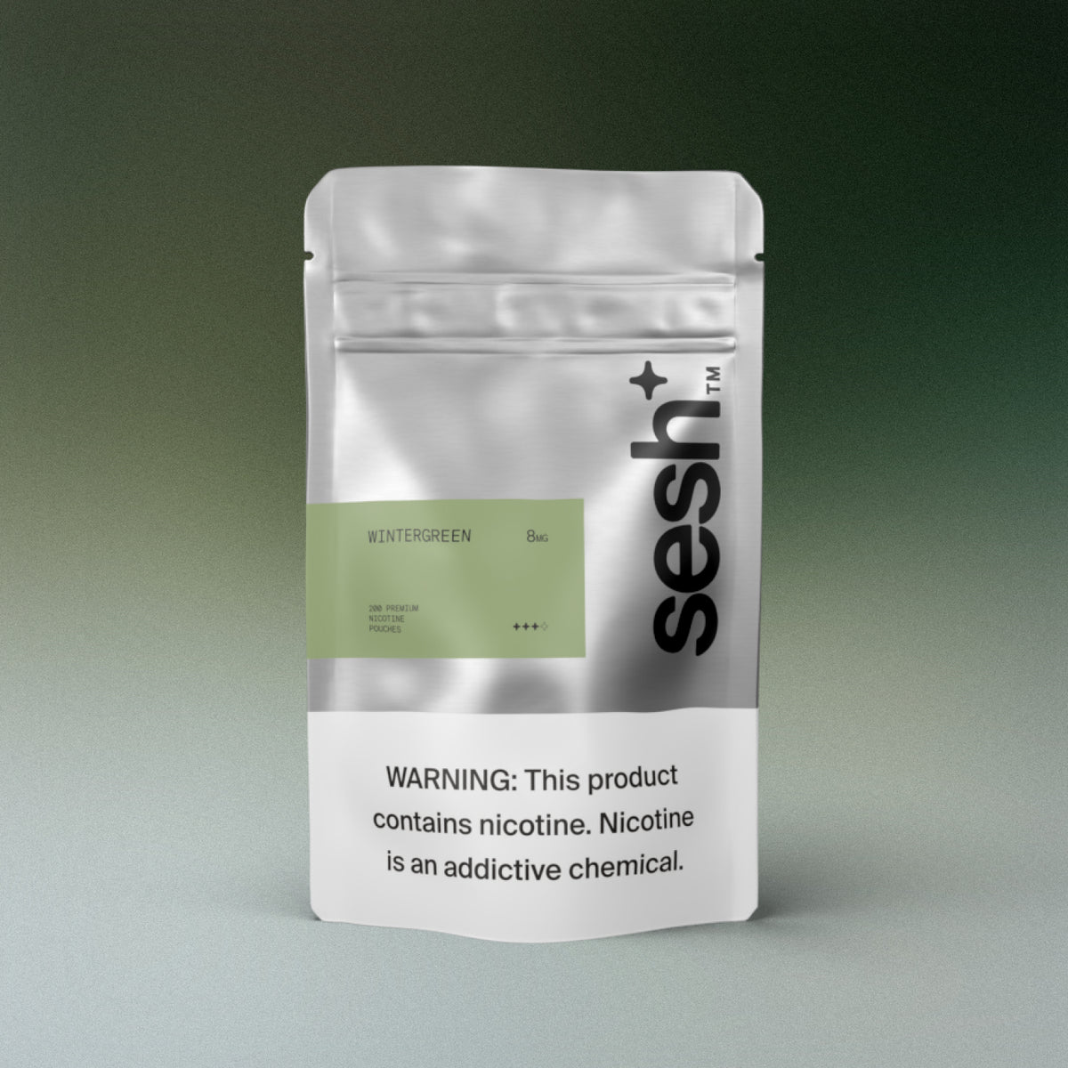 Sesh+ Wintergreen Refill Bag 200 Pouches